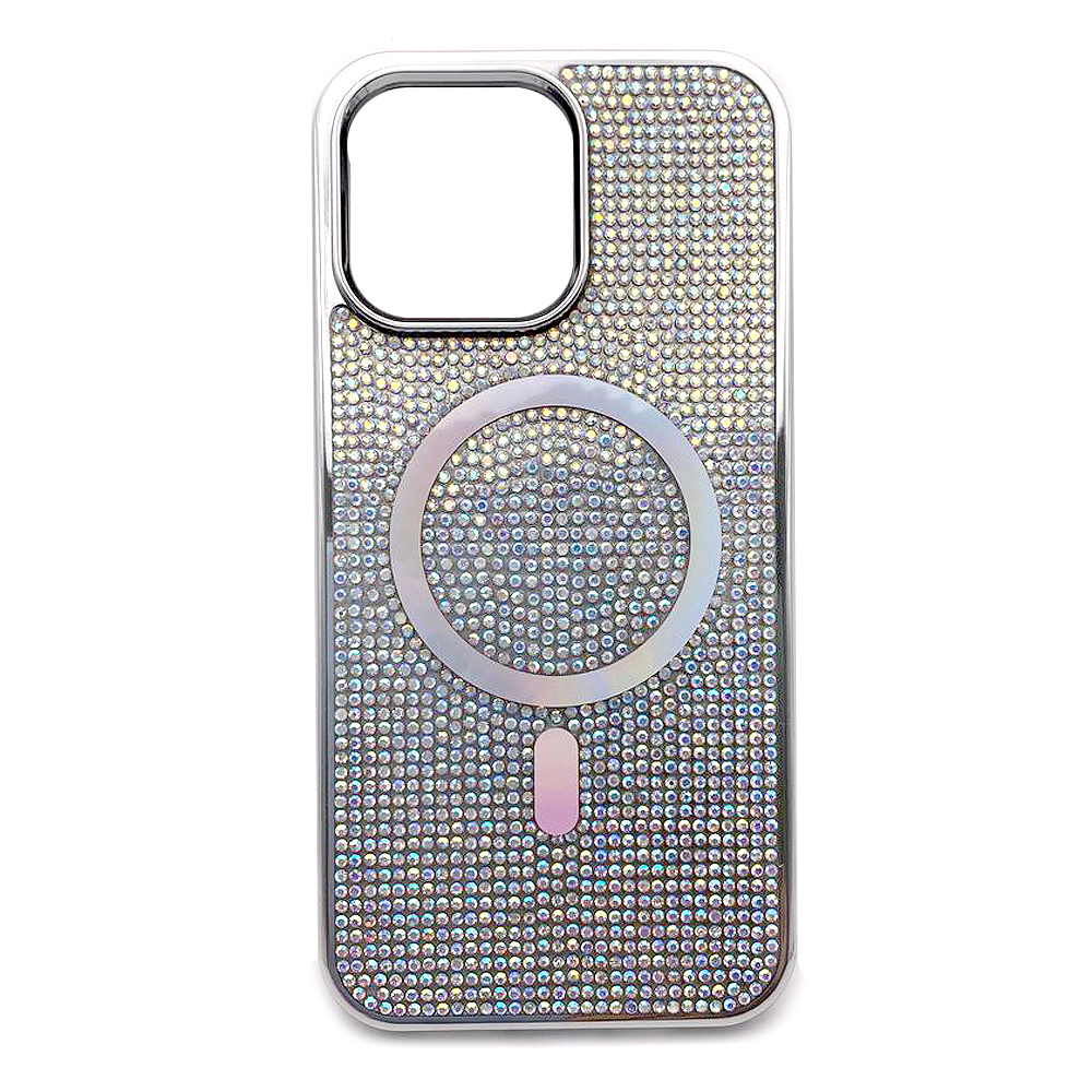 Накладка MagSafe full of diamonds для  iPhone 15 Pro (Full color)-0